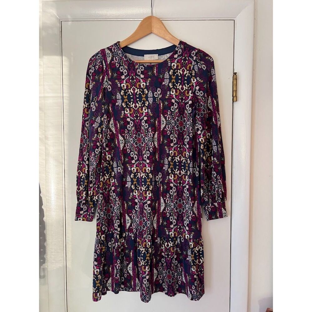 Loft Dress Geometric Design, size XS
